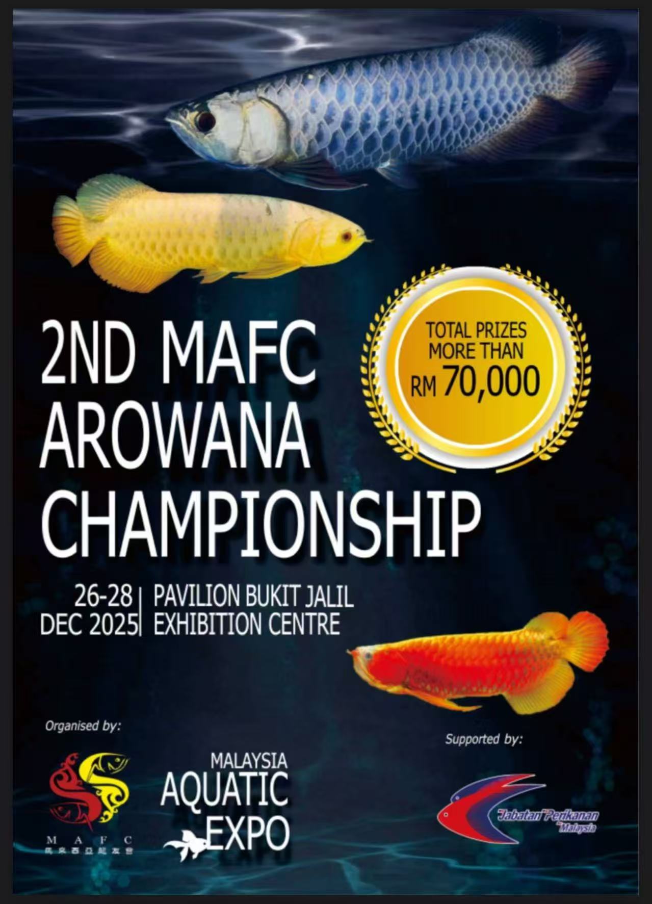 鎏金逐浪，龍耀南洋｜2025年第二屆馬來西亞MAFC龍魚錦標賽啟幕（來之龍魚產地的比賽）（第二屆馬來西亞mafc龍魚錦標賽啟幕）